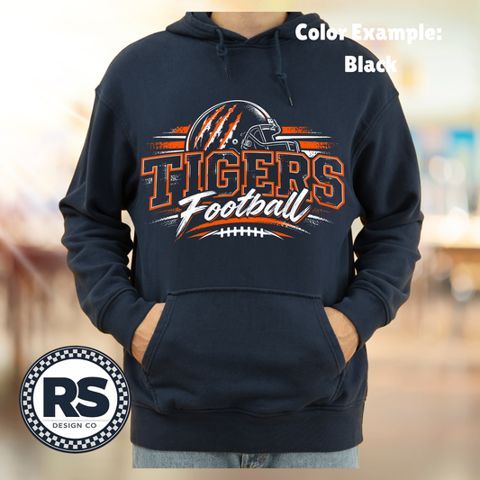 New Richmond Tigers - Tigers Football w/ Helmet