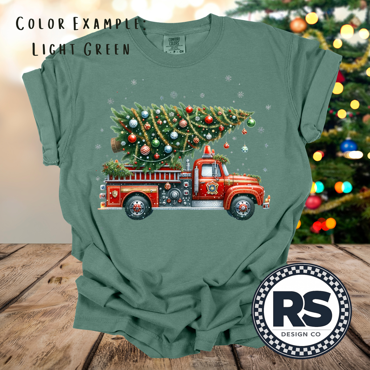 Christmas 2026 - Firetruck w/ Christmas Tree