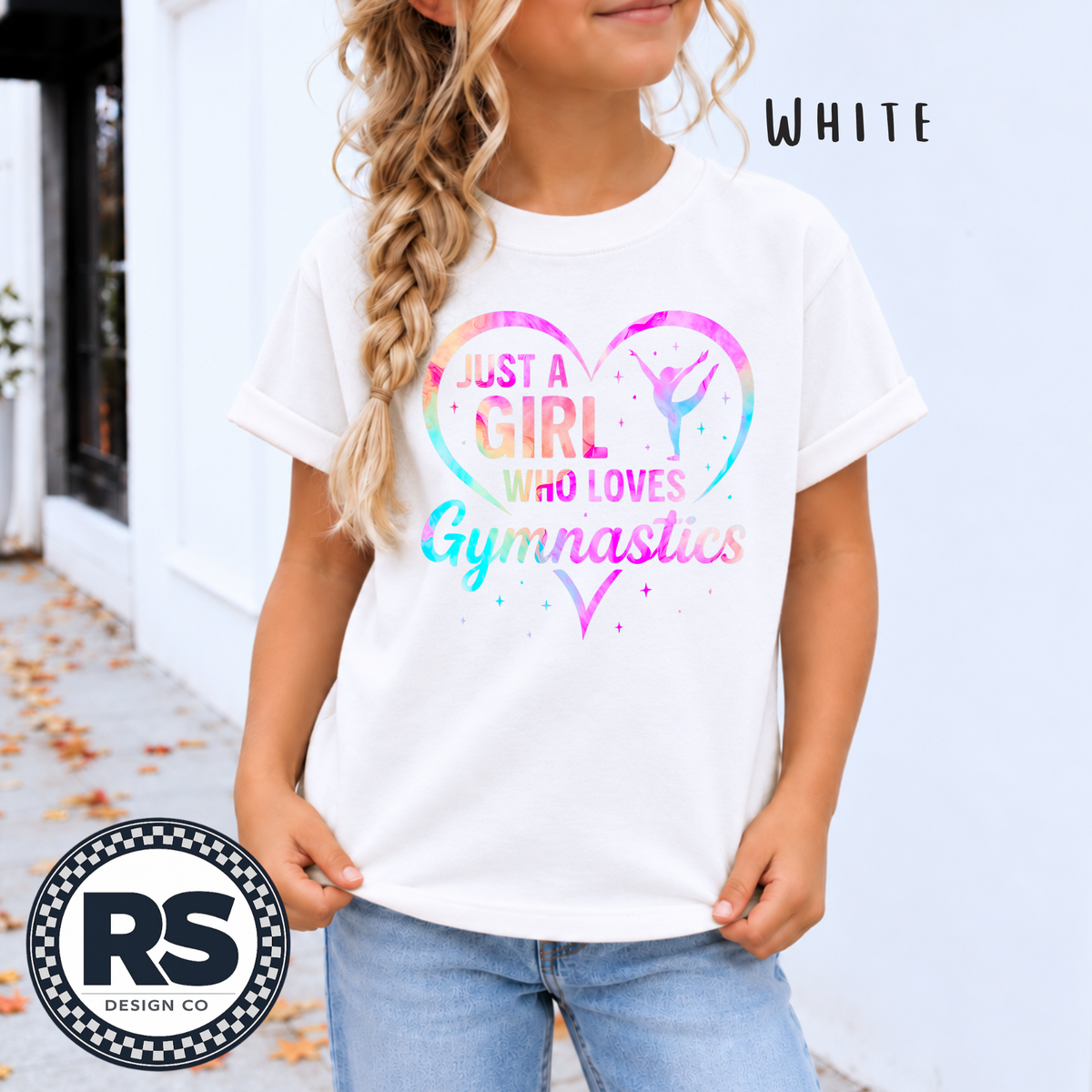 Just A Girl Who Loves Gymnastics (Heart)