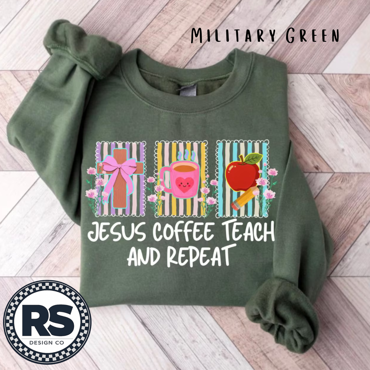 Jesus Coffee Teach and Repeat